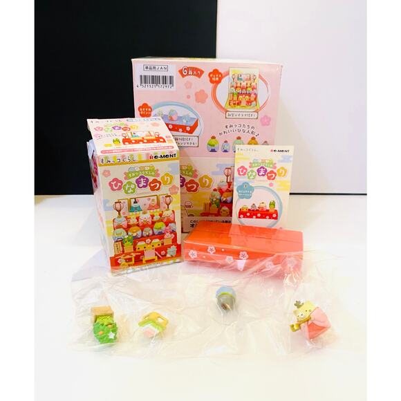 Re-ment Sumikko Gurashi’s Doll Festival Blind Box Neko & Mogura Mini Figures - Picture 1 of 7